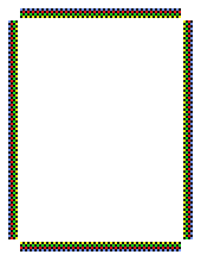 Square Dots Border clipart
