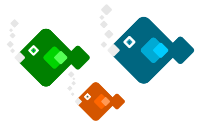 Square Fishes clipart