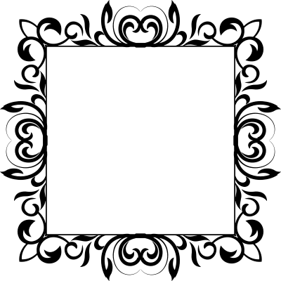 Square frame 4 clipart