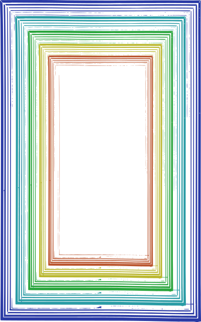 Square Rainbow clipart