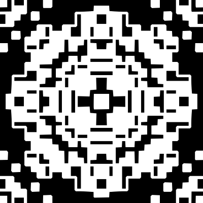 Square Snowflake 1 clipart