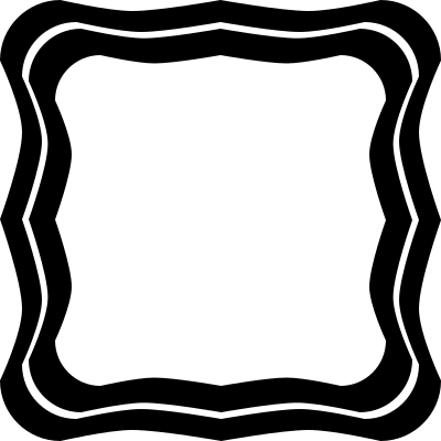 Square Squiggled Frame clipart