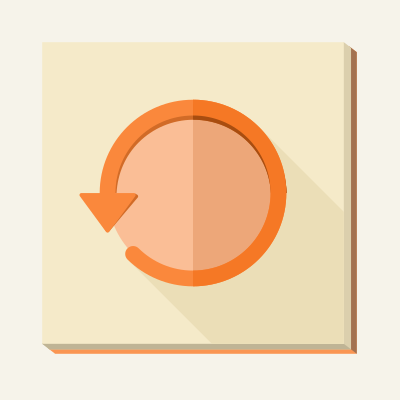 Square Undo or Back Button clipart