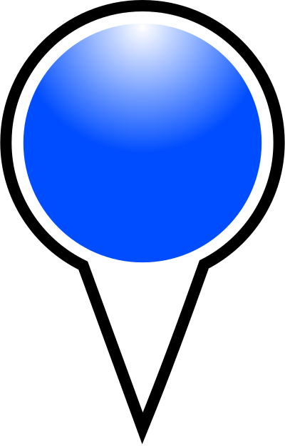 Squat-marker-blue clipart
