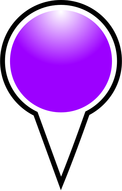 Squat-marker-purple clipart