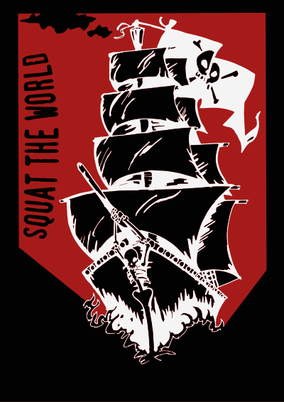 Squat the World - Pirate Ship clipart
