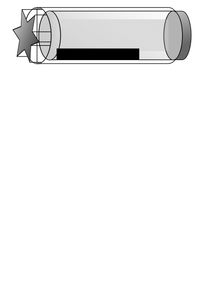 ssNMR filled rotor scheme clipart