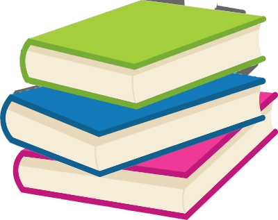 Stack of books clipart