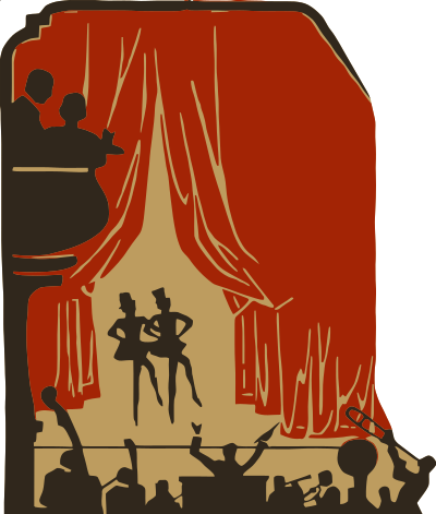 Stage show clipart
