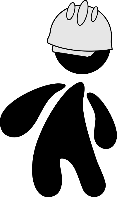 Stain with helmet clipart