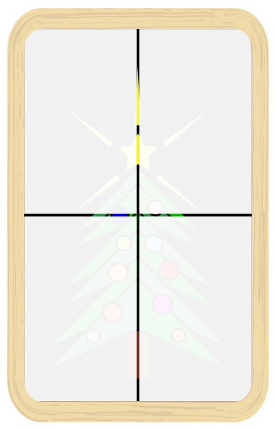 Stained Glass Christmas Tree clipart