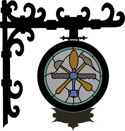 Stained Glass Guild Sign clipart