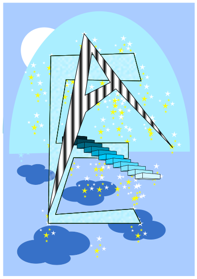 Stairway to Heaven clipart