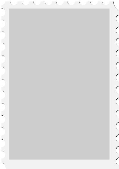Stamp blank clipart