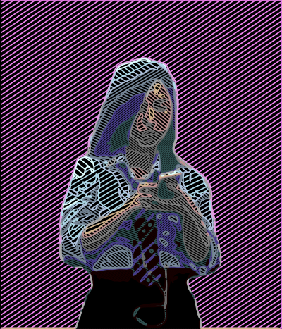 Standing Lady 8 clipart