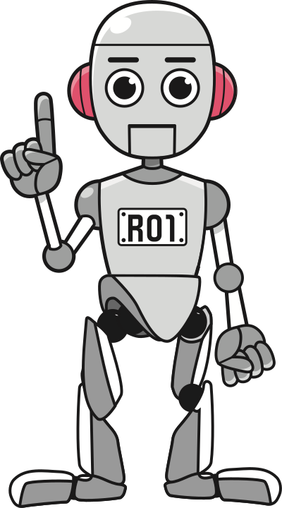 Standing Robot clipart