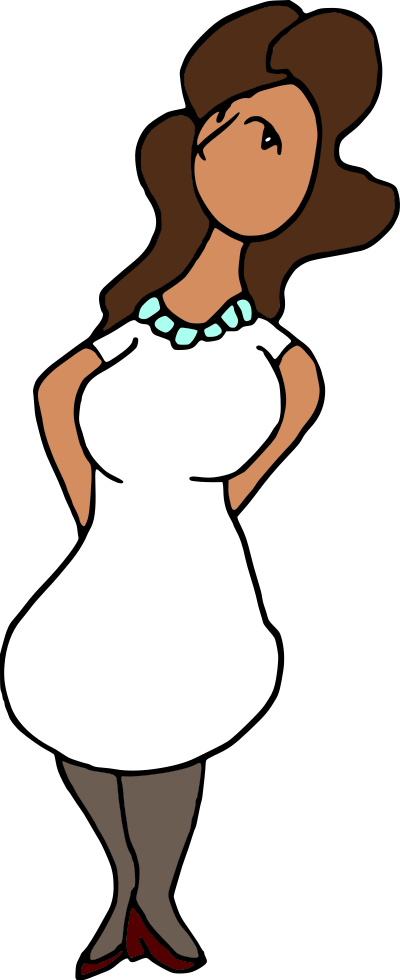 Standing Woman clipart