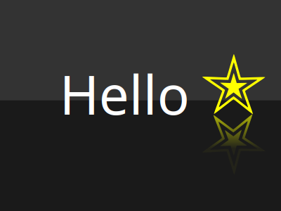 Star background with text clipart