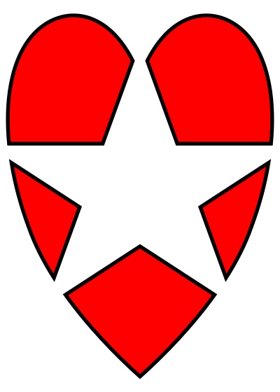 Star Broken Heart clipart