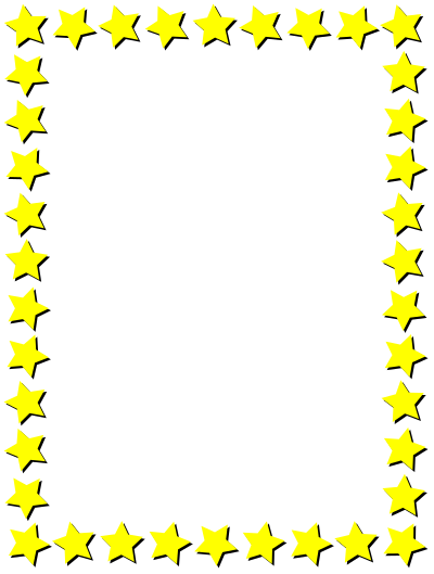 Star frame 2 clipart