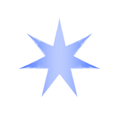 Star hatched clipart