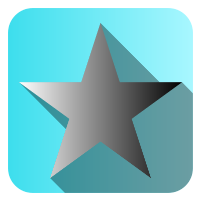 Star Long Shadow clipart
