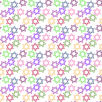 Star of David Pattern clipart