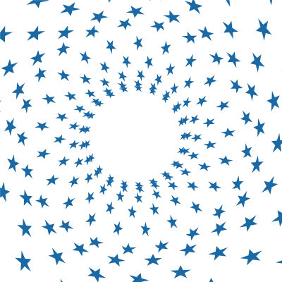 Star pattern swirl clipart