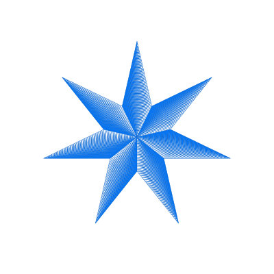 Star route clipart