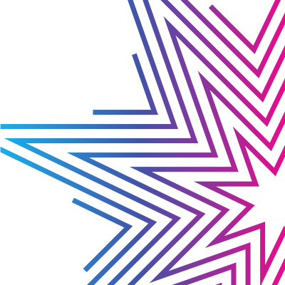 Star shape white background clipart