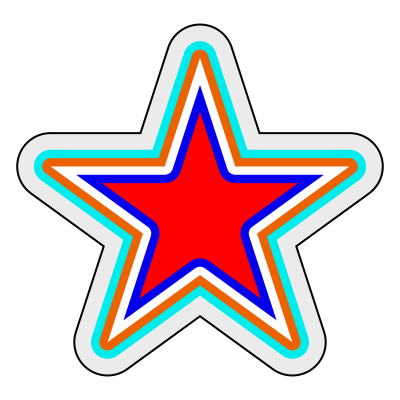 Star-Shaped Cookie clipart
