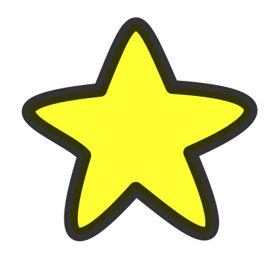 Star (soft edges) clipart