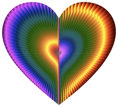 Starburst Heart 12 clipart