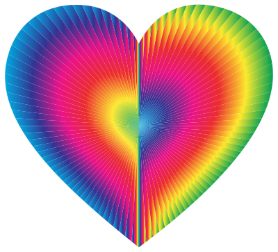 Starburst Heart 14 clipart
