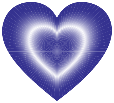 Starburst Heart 15 clipart