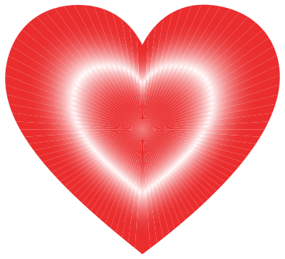 Starburst Heart 16 clipart