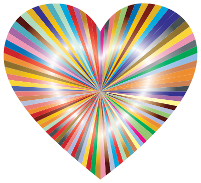 Starburst Heart 17 clipart