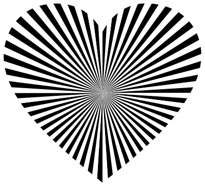 Starburst Heart 19 clipart