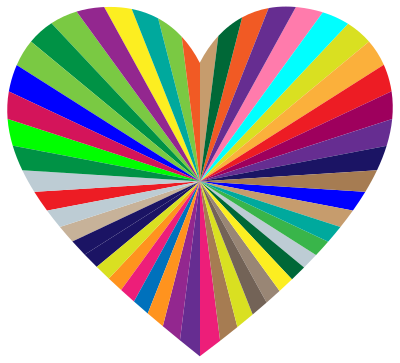 Starburst Heart 2 clipart