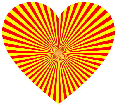 Starburst Heart 21 clipart