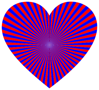 Starburst Heart 22 clipart