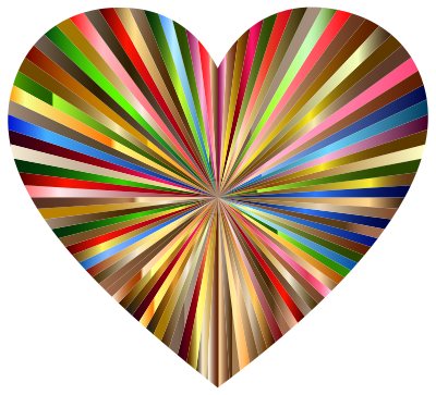 Starburst Heart 24 clipart