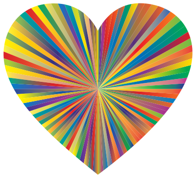 Starburst Heart 25 clipart