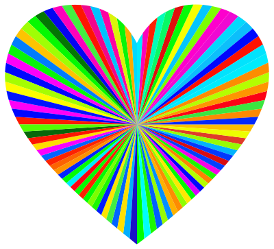 Starburst Heart 26 clipart