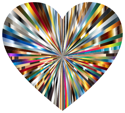 Starburst Heart 27 clipart