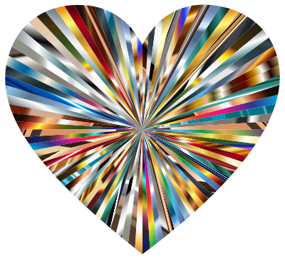 Starburst Heart 28 clipart
