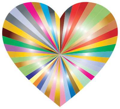 Starburst Heart 3 clipart