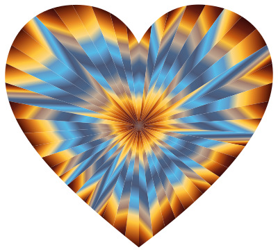 Starburst Heart 8 clipart
