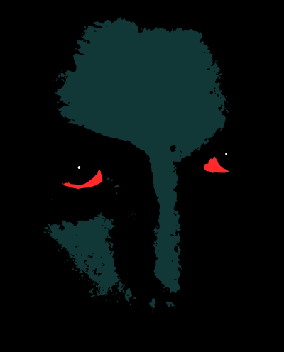 Staring at you clipart