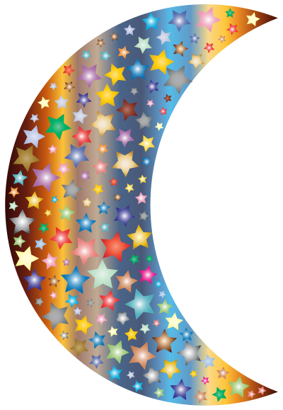 Starry Moon Overload clipart